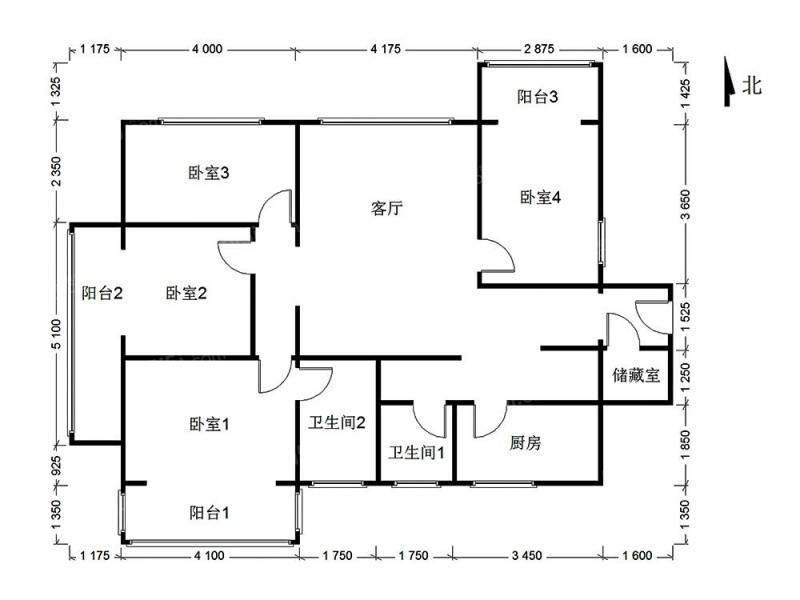 芳城东里四室一厅二卫